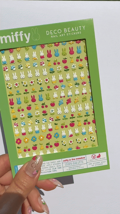 Nail Art Stickers - MIFFY IN THE MEADOW