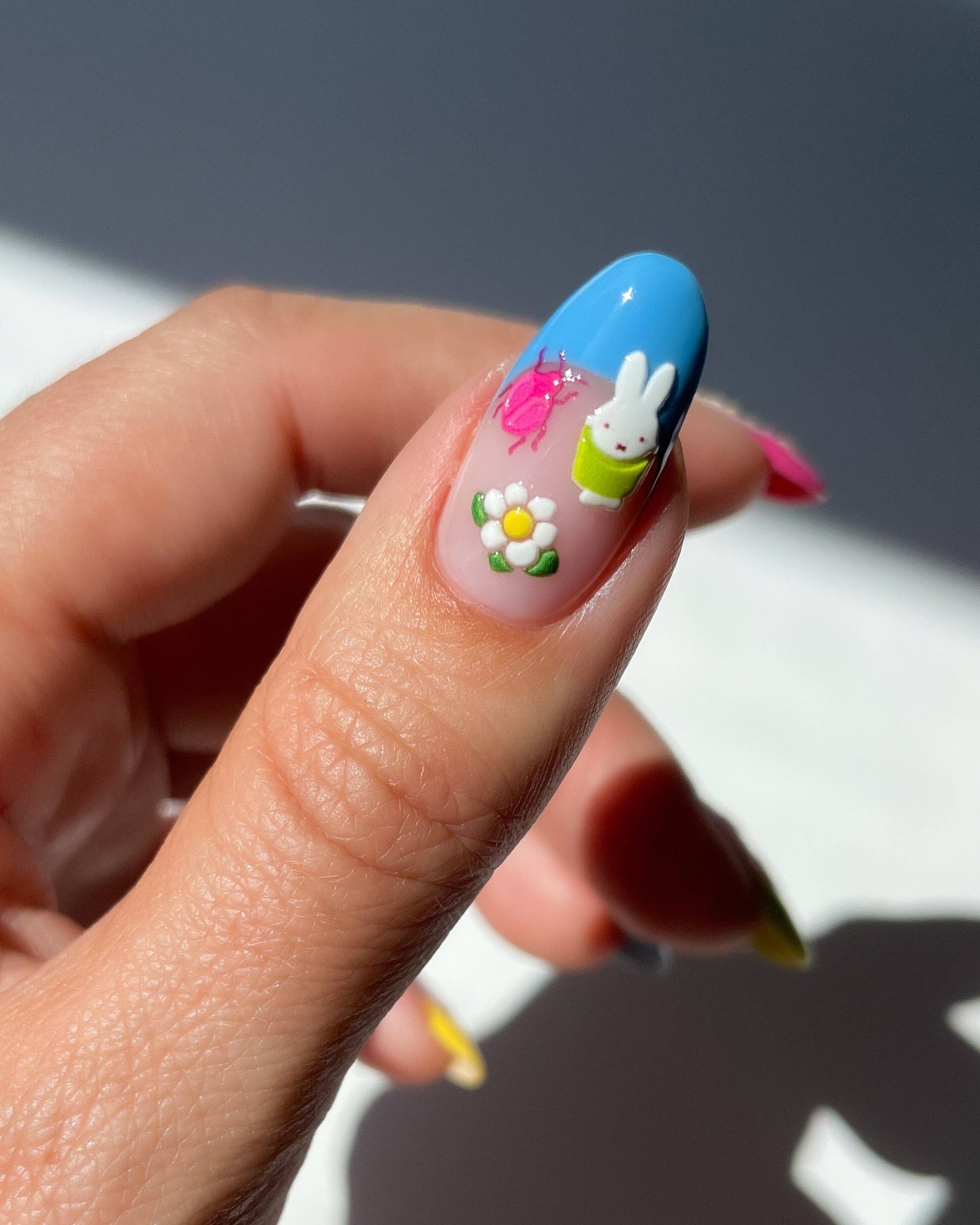 Nail Art Stickers - MIFFY IN THE MEADOW