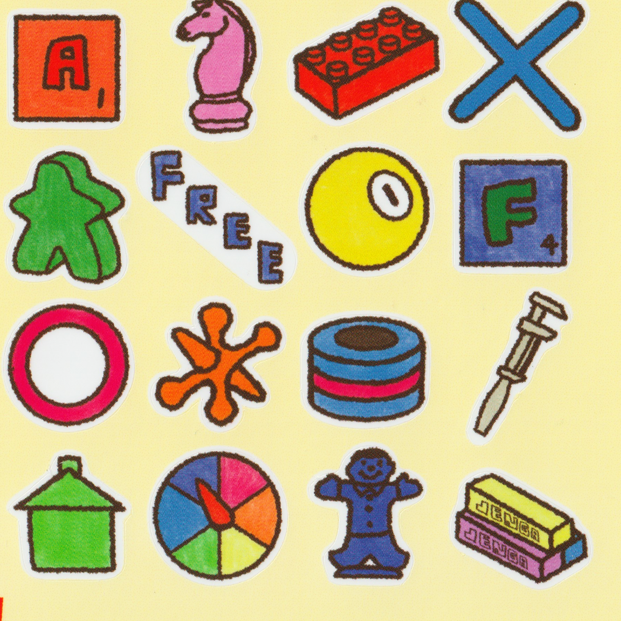 BINGO! Sticker Sheet