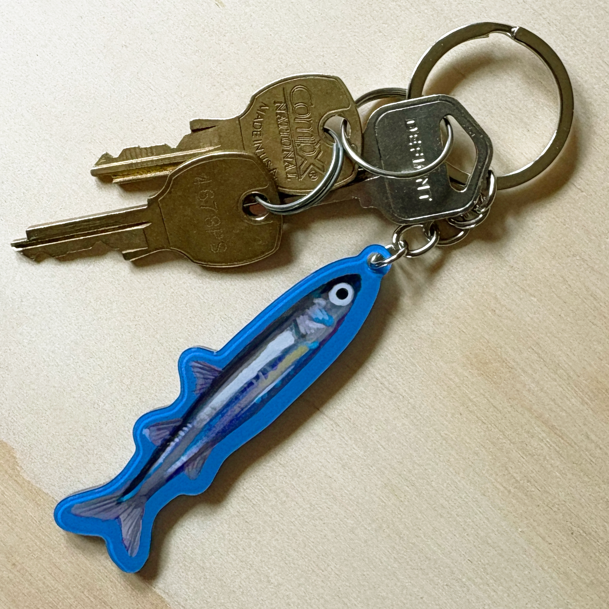 BLUE PHISH! Keychain