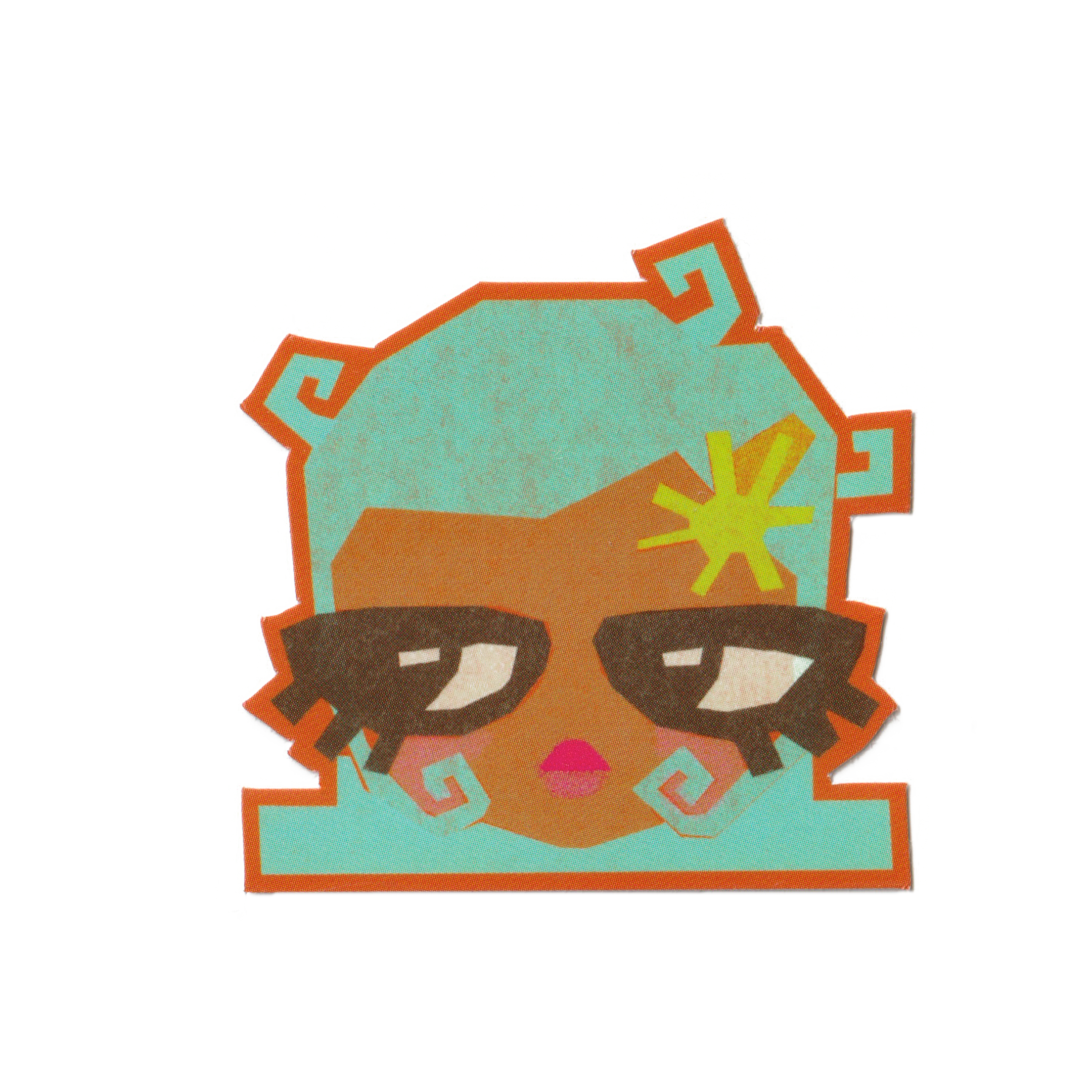 CONSTRUCTION PAPER GIRL! Sticker