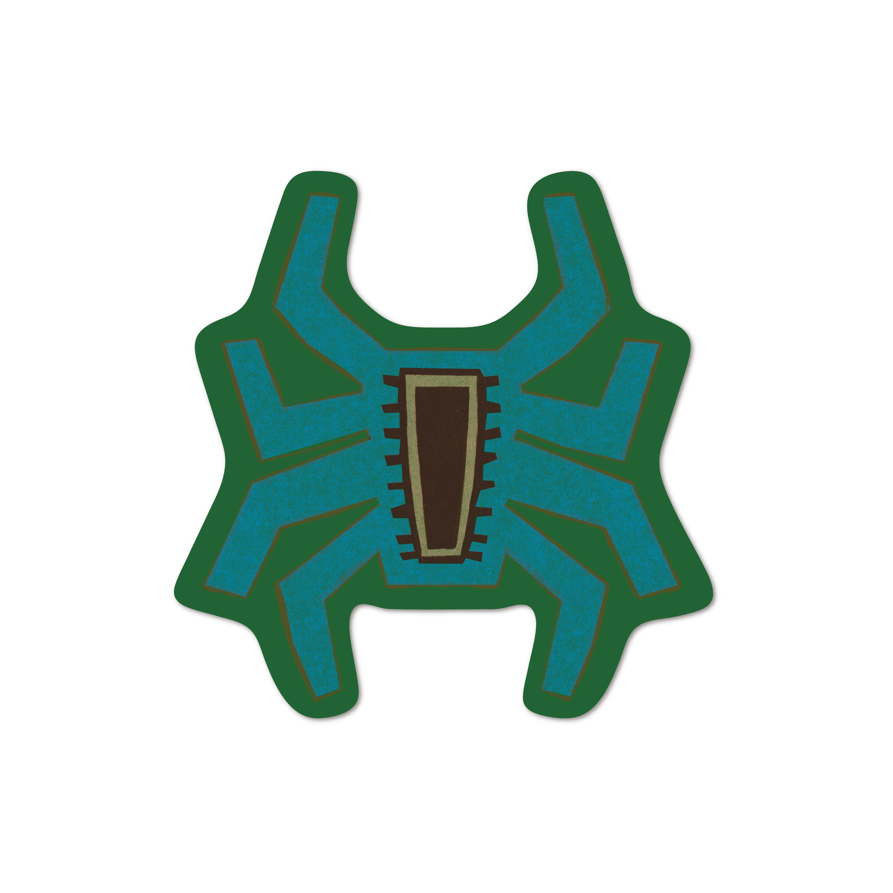 blue spider! sticker