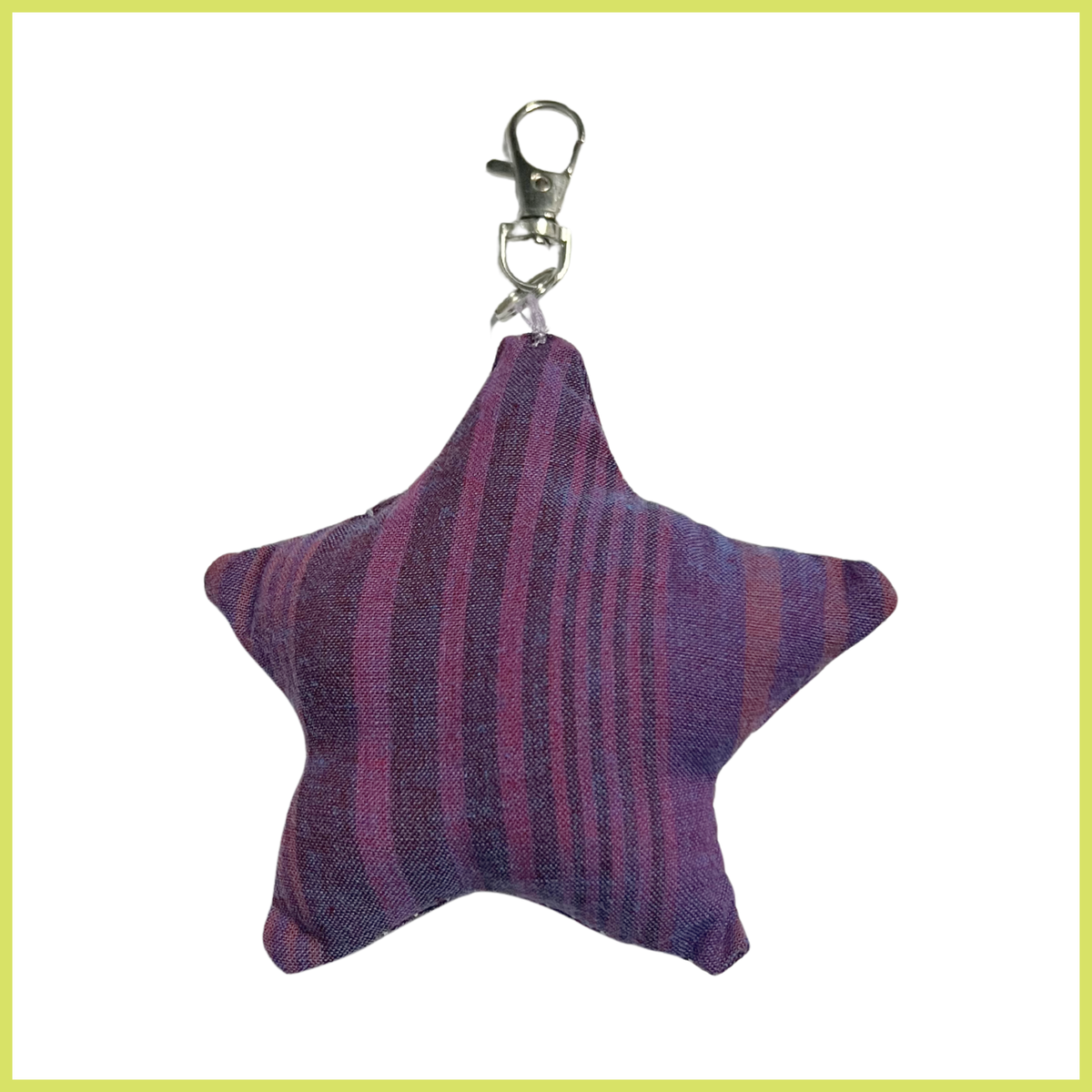 Purple Stripes Charm