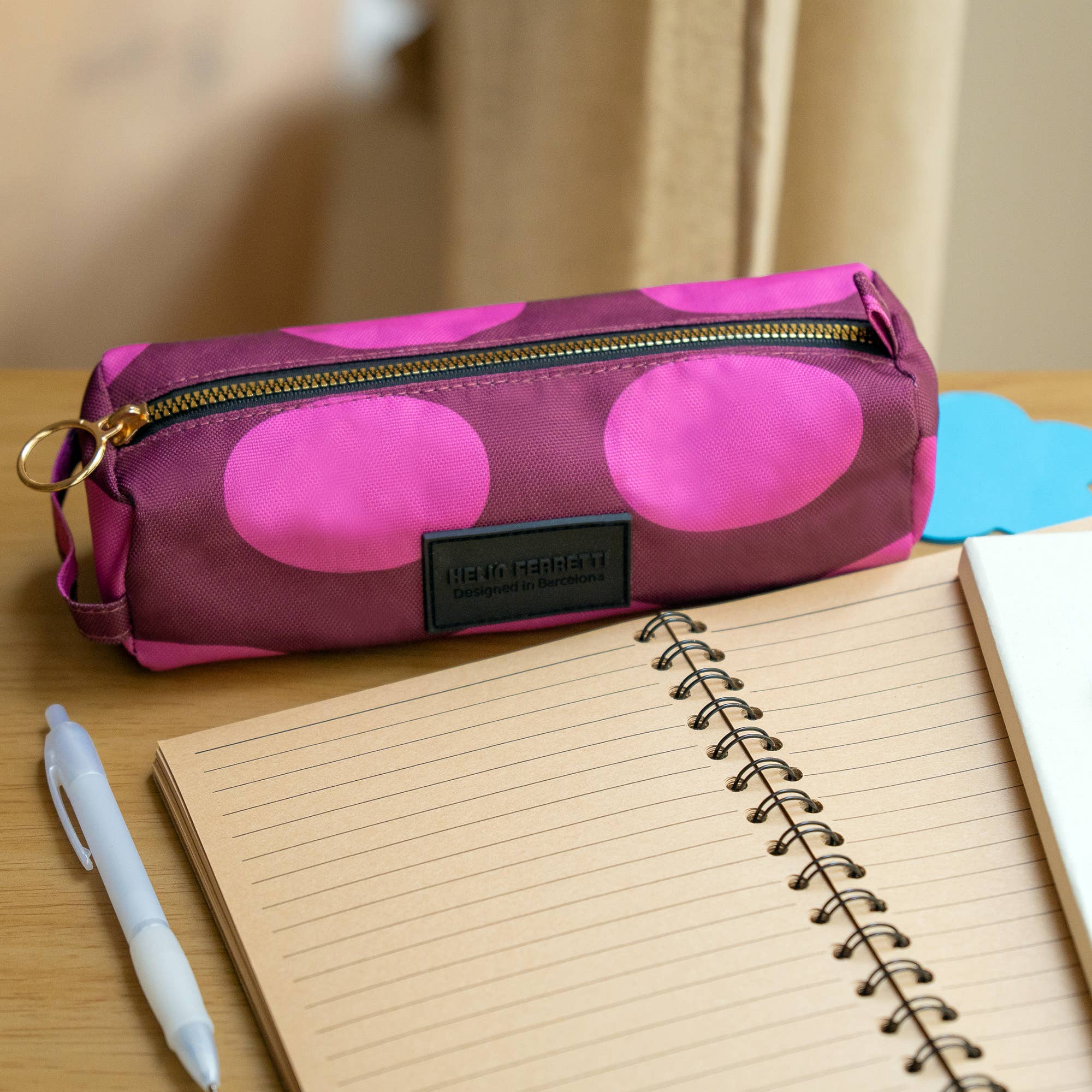 PENCIL CASE  PINK WINE HF