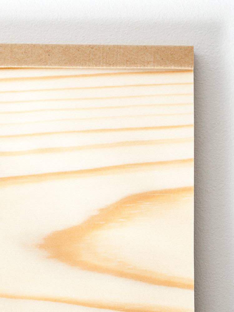 Kizara Wood Sheet Memo Pad - Medium - 4" x 6"