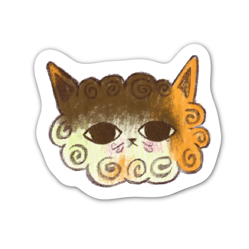 CALICO CAT! Sticker