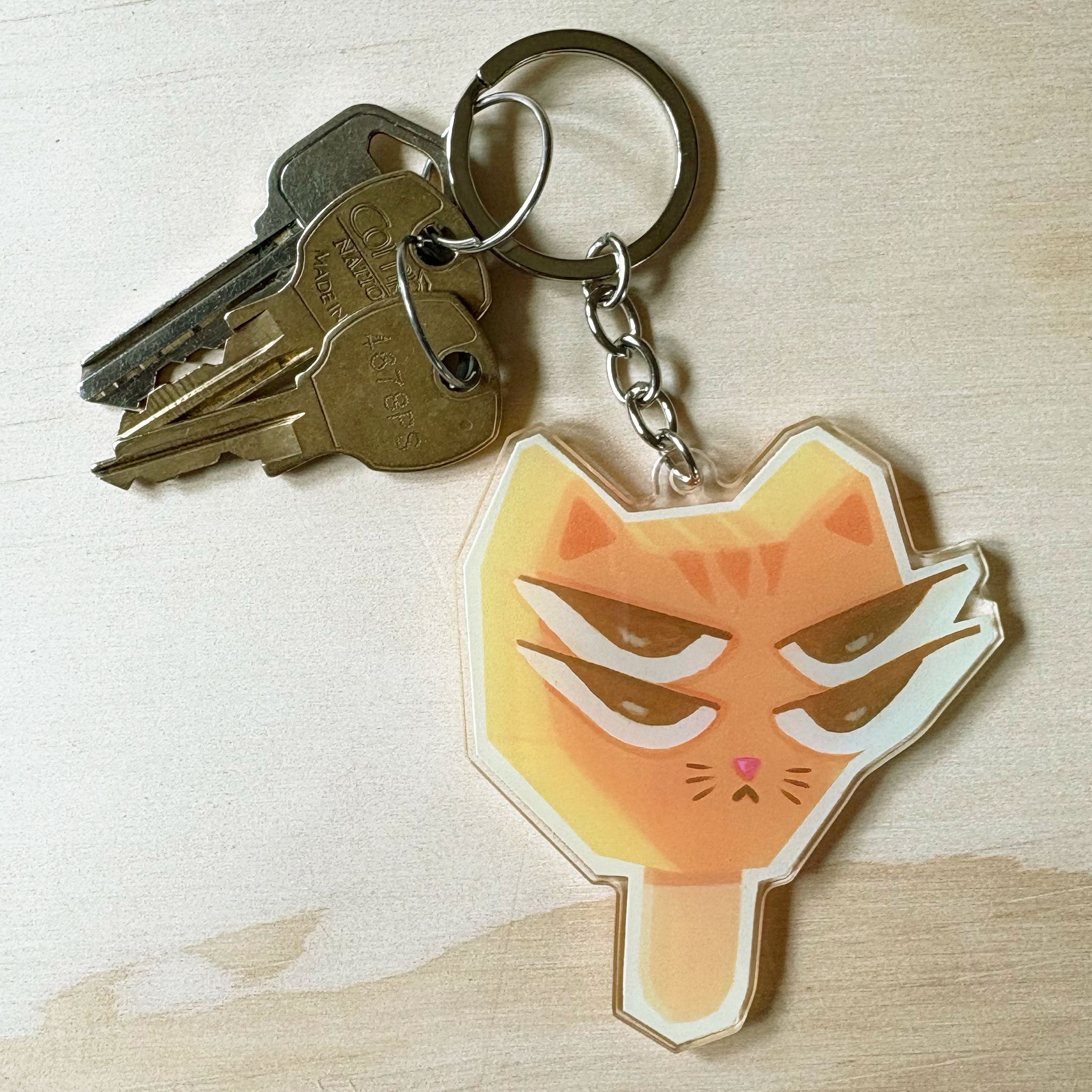 CAT POPSICLE! Keychain