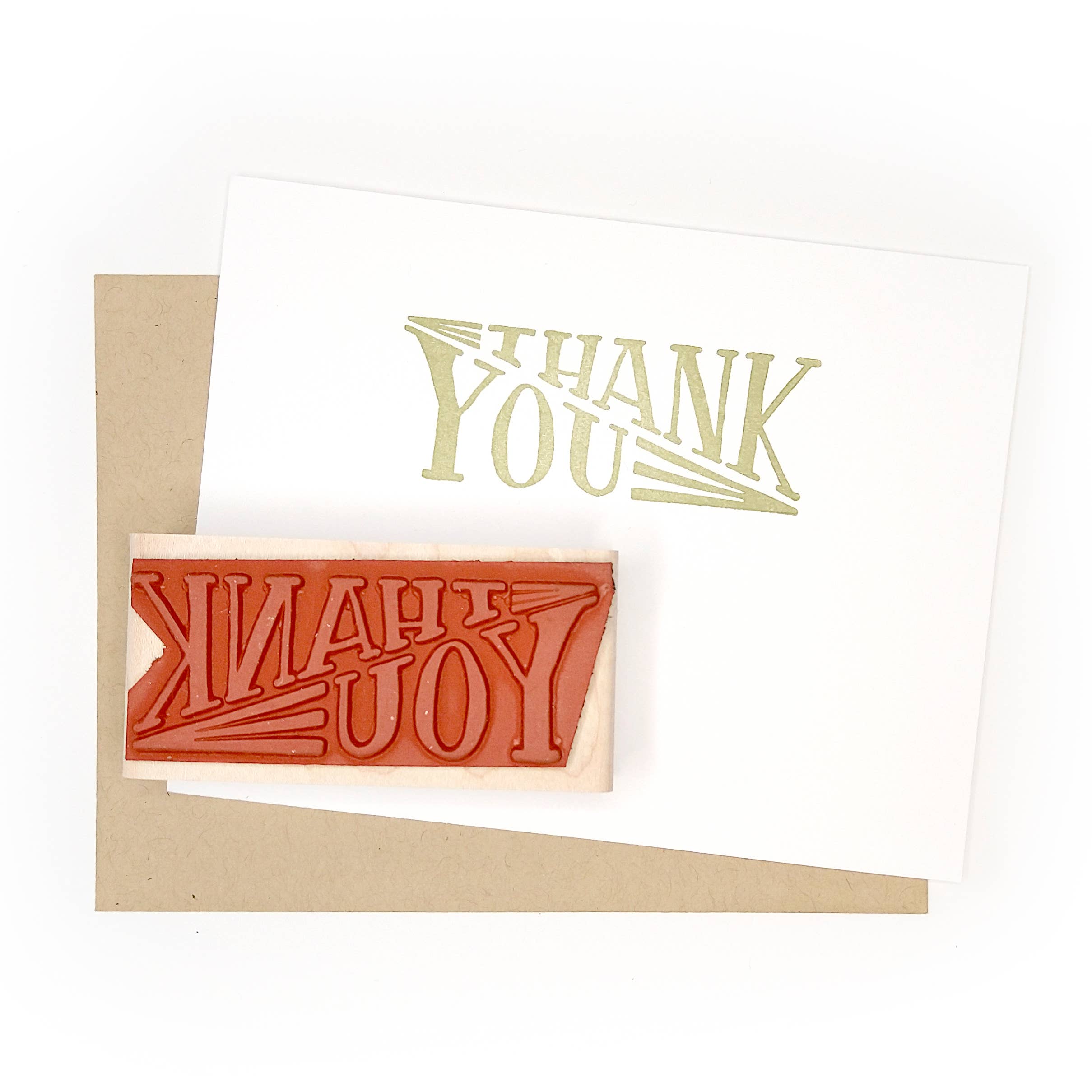Thank You Rubber Stamp