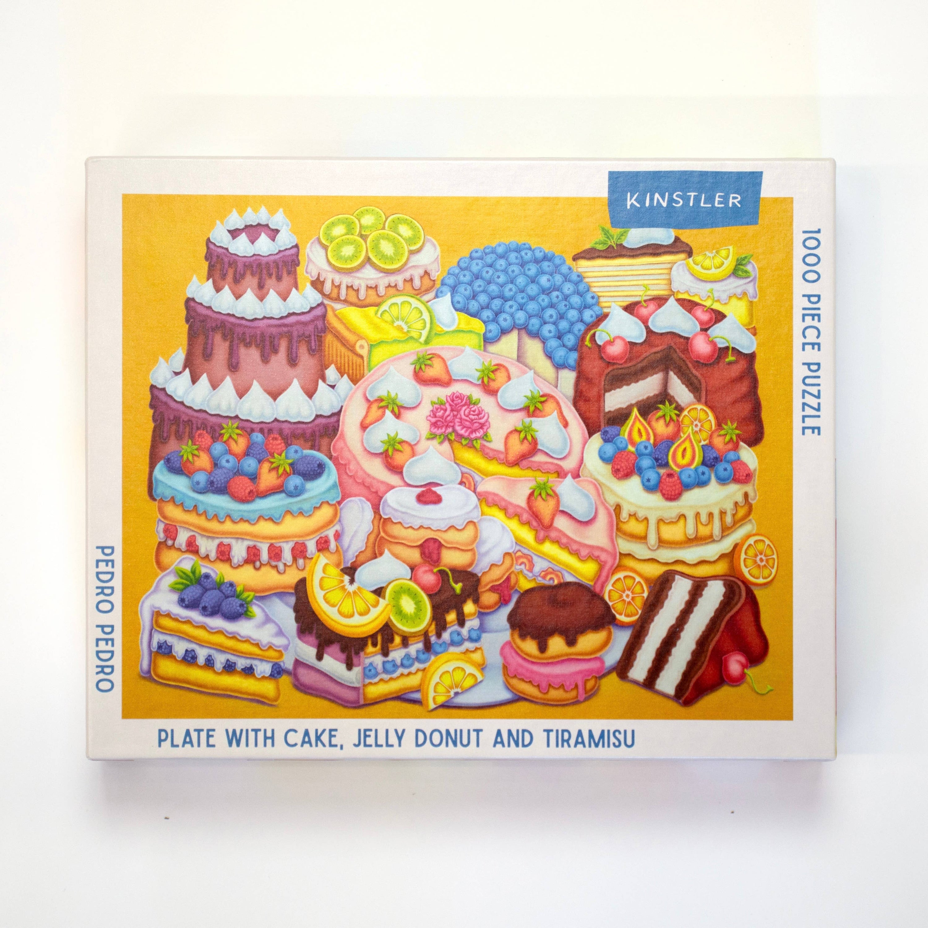 NEW - Plate with Cake, Jelly Donut, and Tiramisu