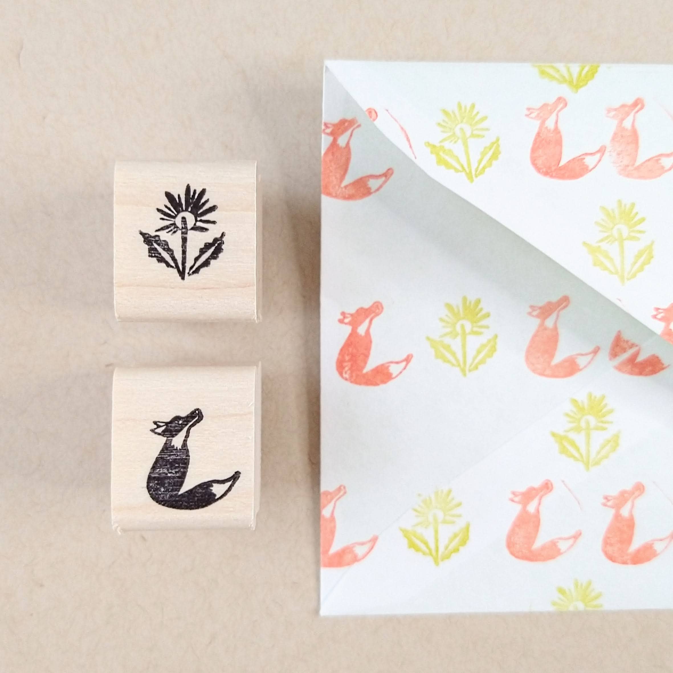 Abstract Flower Mini Stamp
