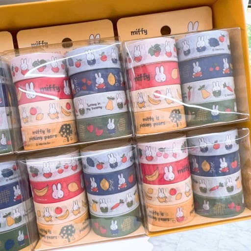 Miffy Sweet Fruit Deco Masking Tape 8Pcs SET