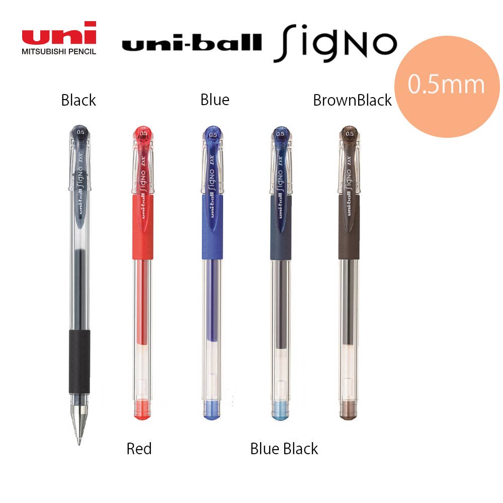 MITSUBISUNI UNI BALL SIGNO GEL INK BALLPOINT CAP TYPE