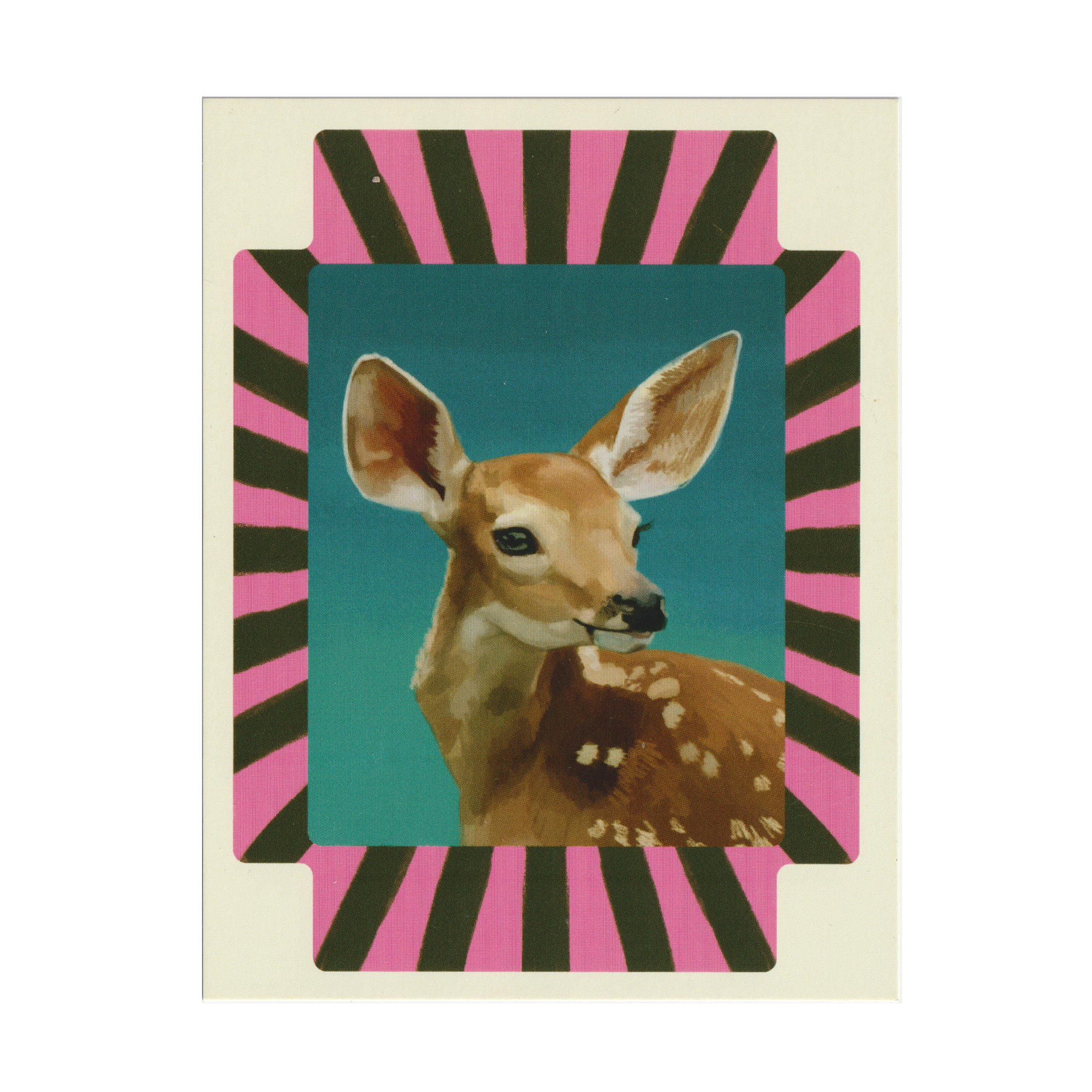 Deer! Postcard