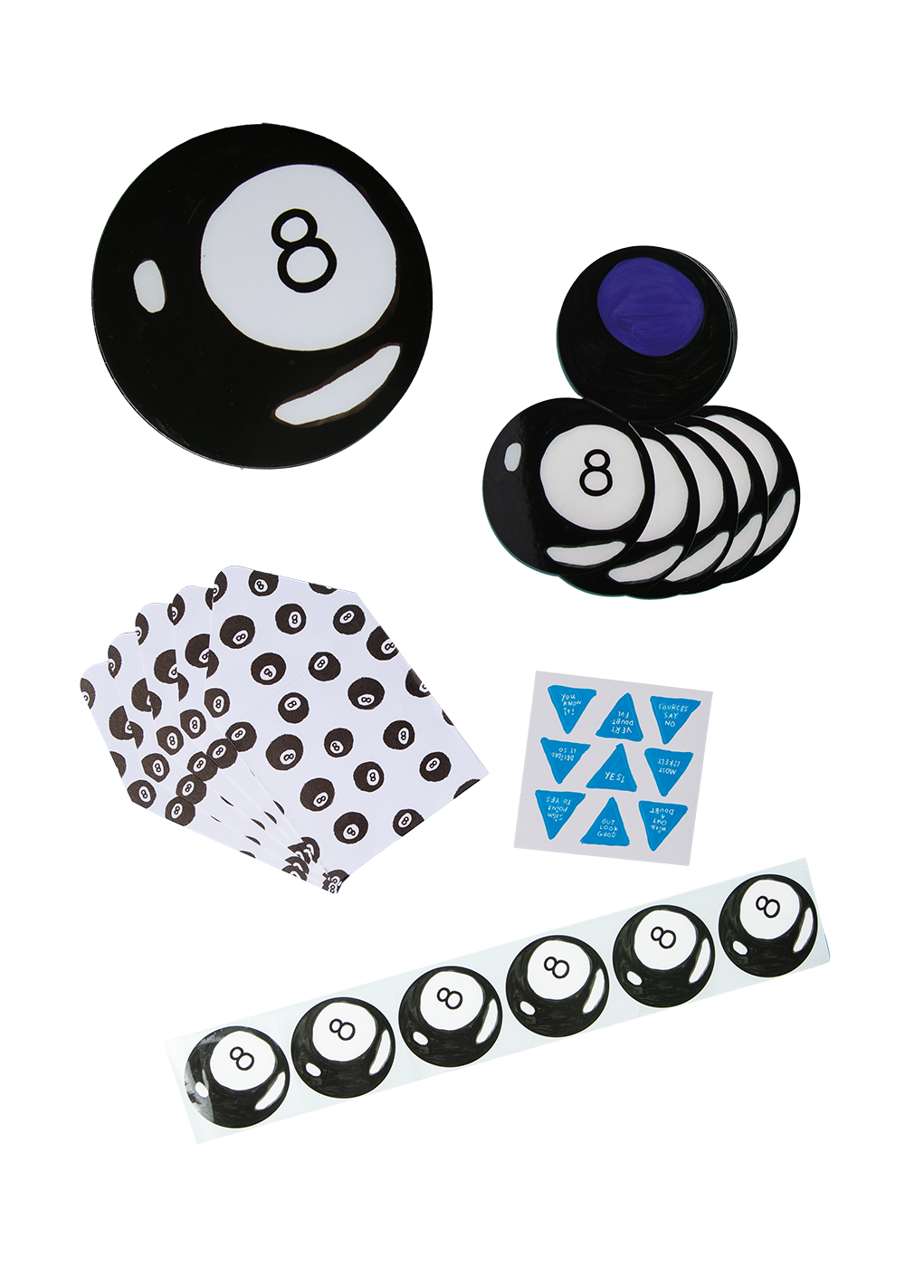 8 ball card set
