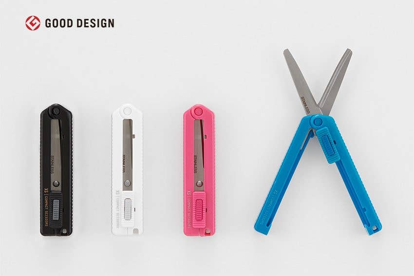 【JAPANESE STATIONERY】MIDORI XS COMPACT SCISSORS -5PCS