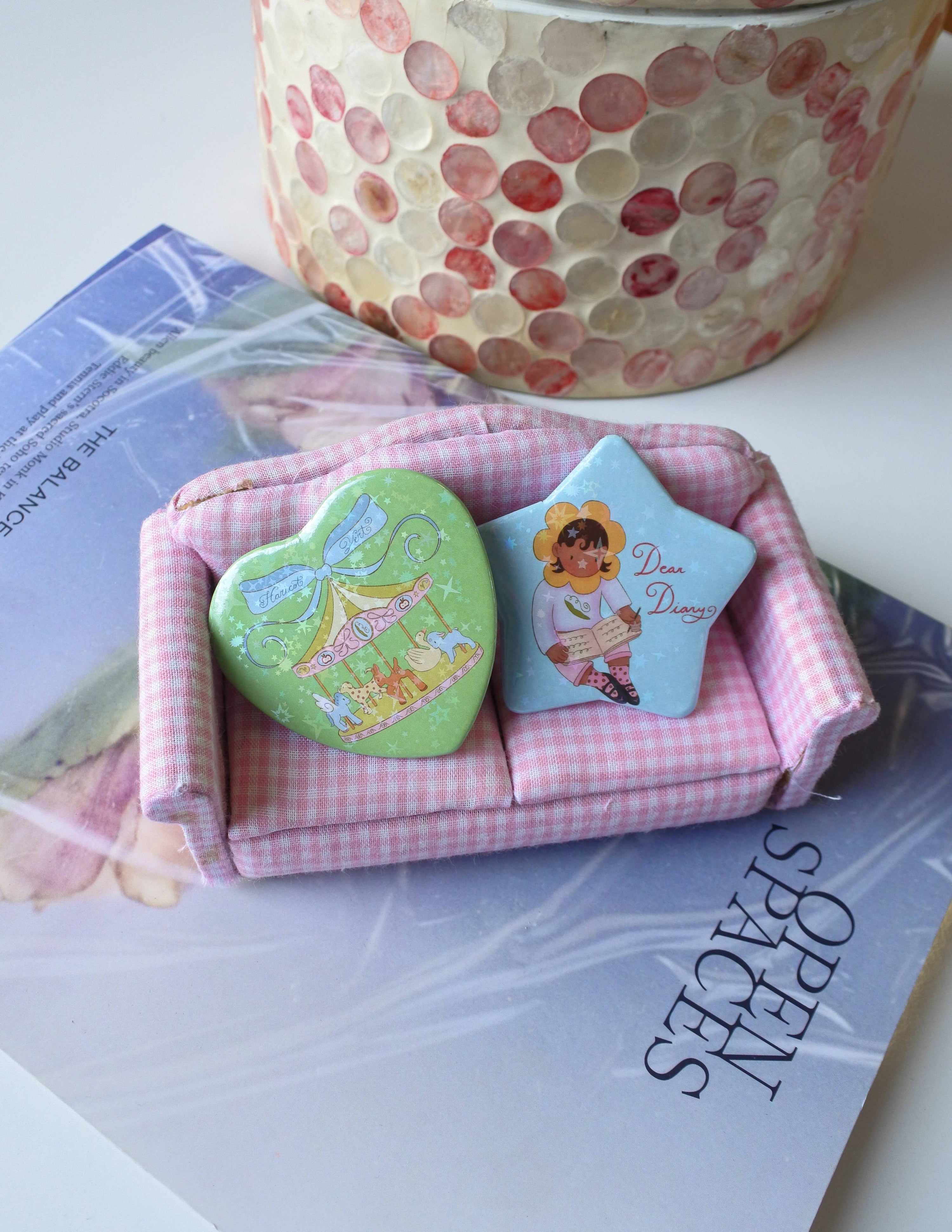 Dear diary pin pack