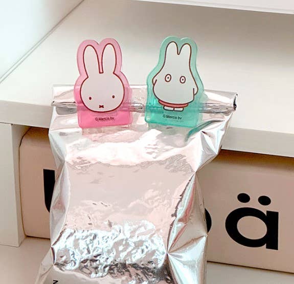 Miffy illust Memo Note Pad with Characters Clip SET