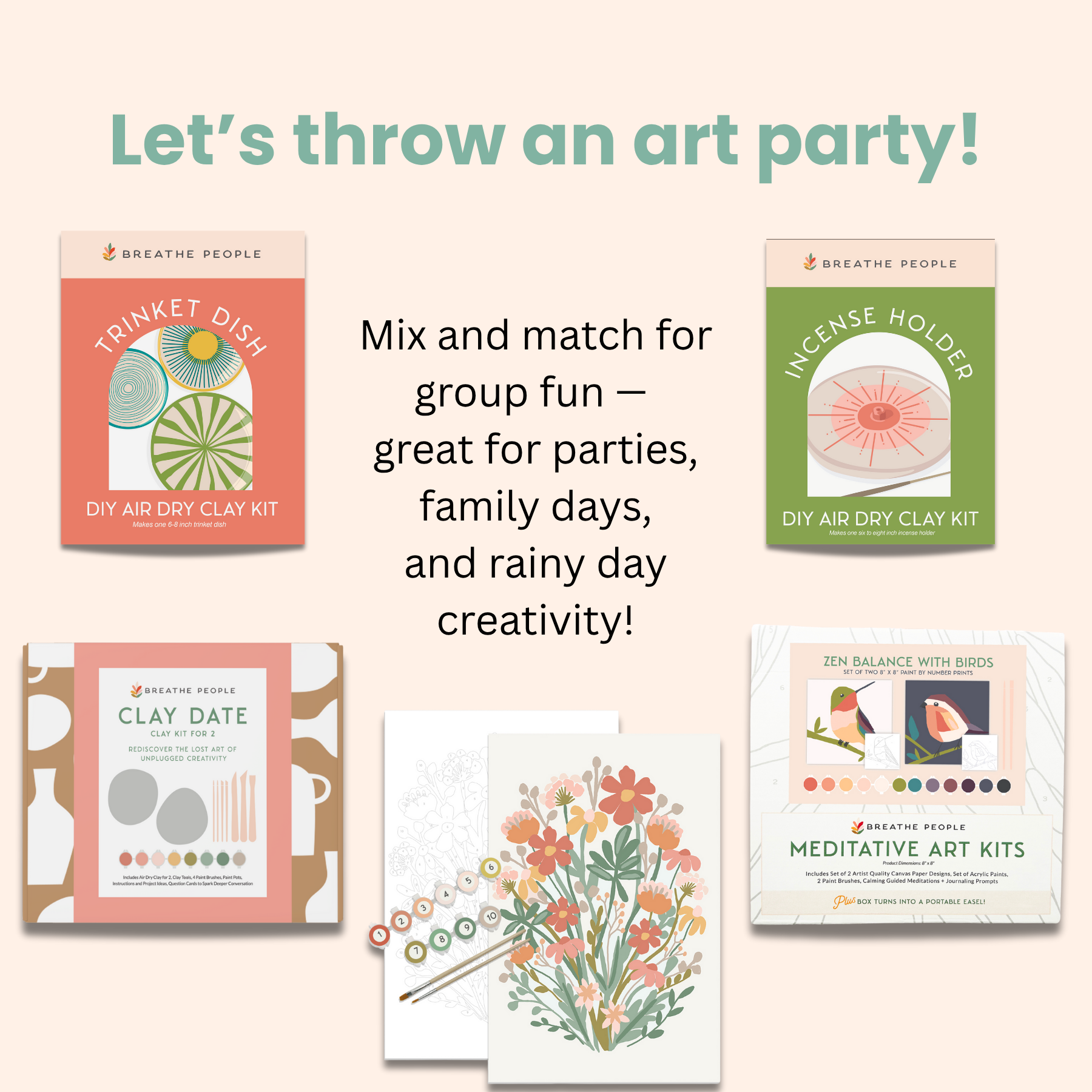 DIY Kit — Make and Paint Your Own Pinch Pot