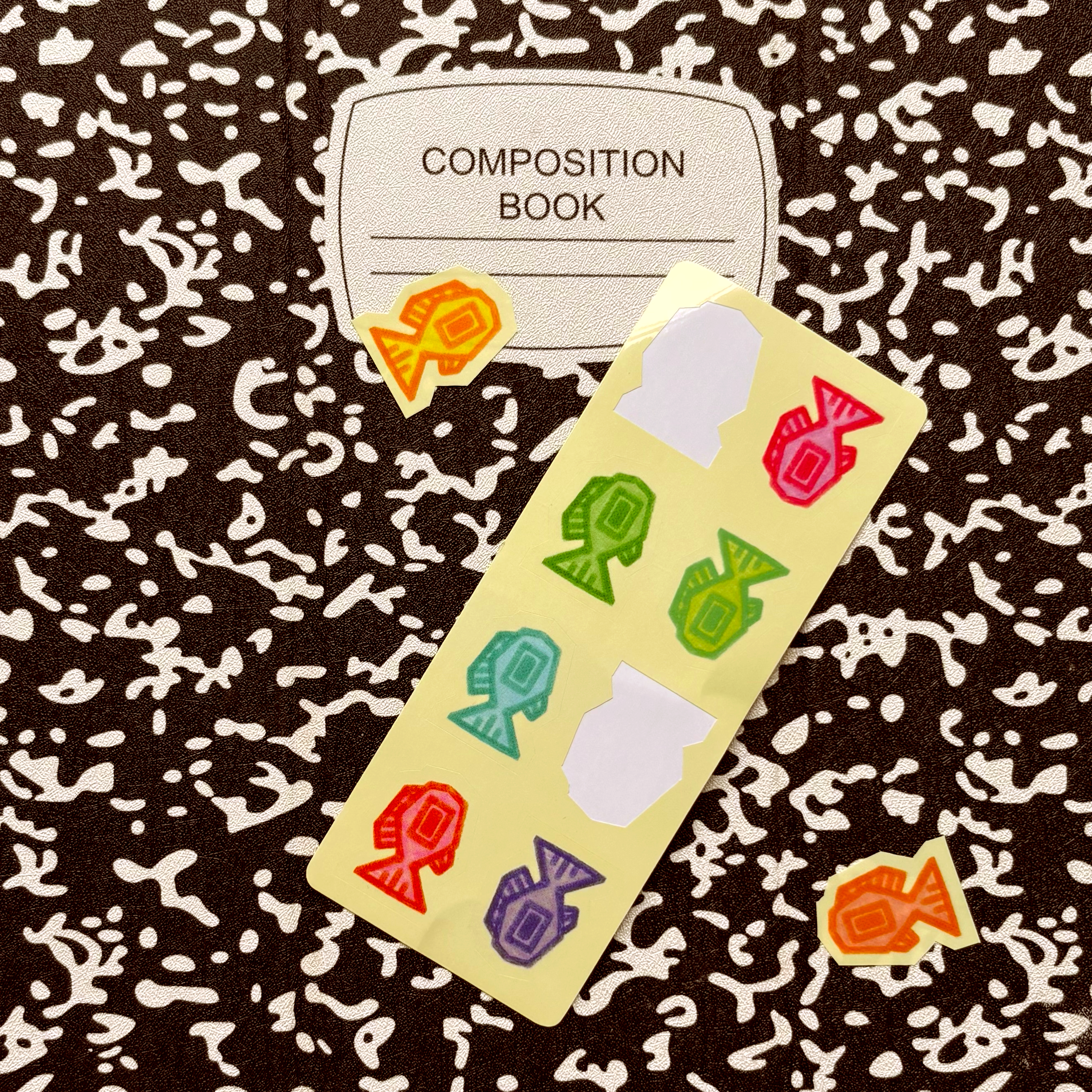 Rainbow Phish! Sticker Sheet