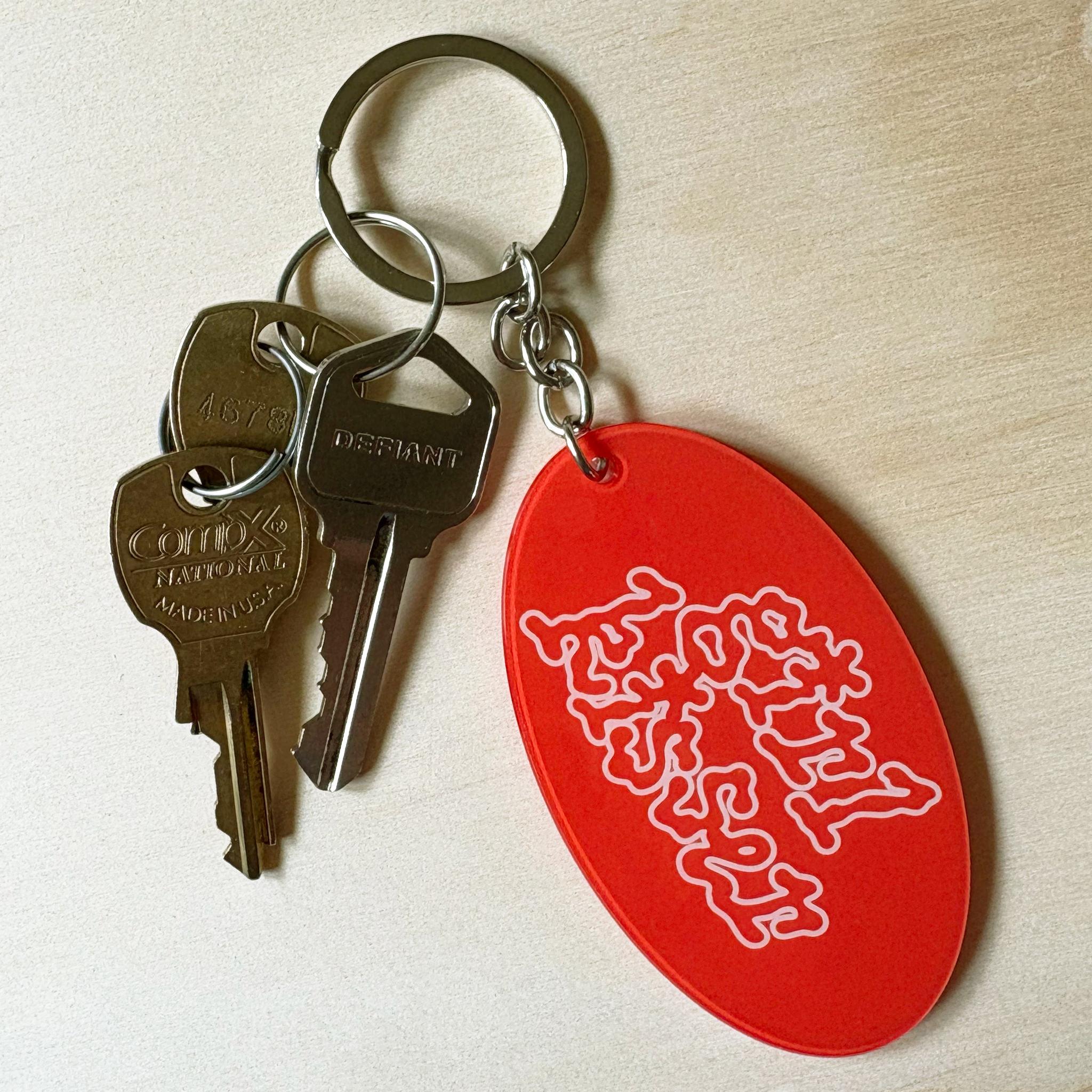 GIRL KISSER! Keychain