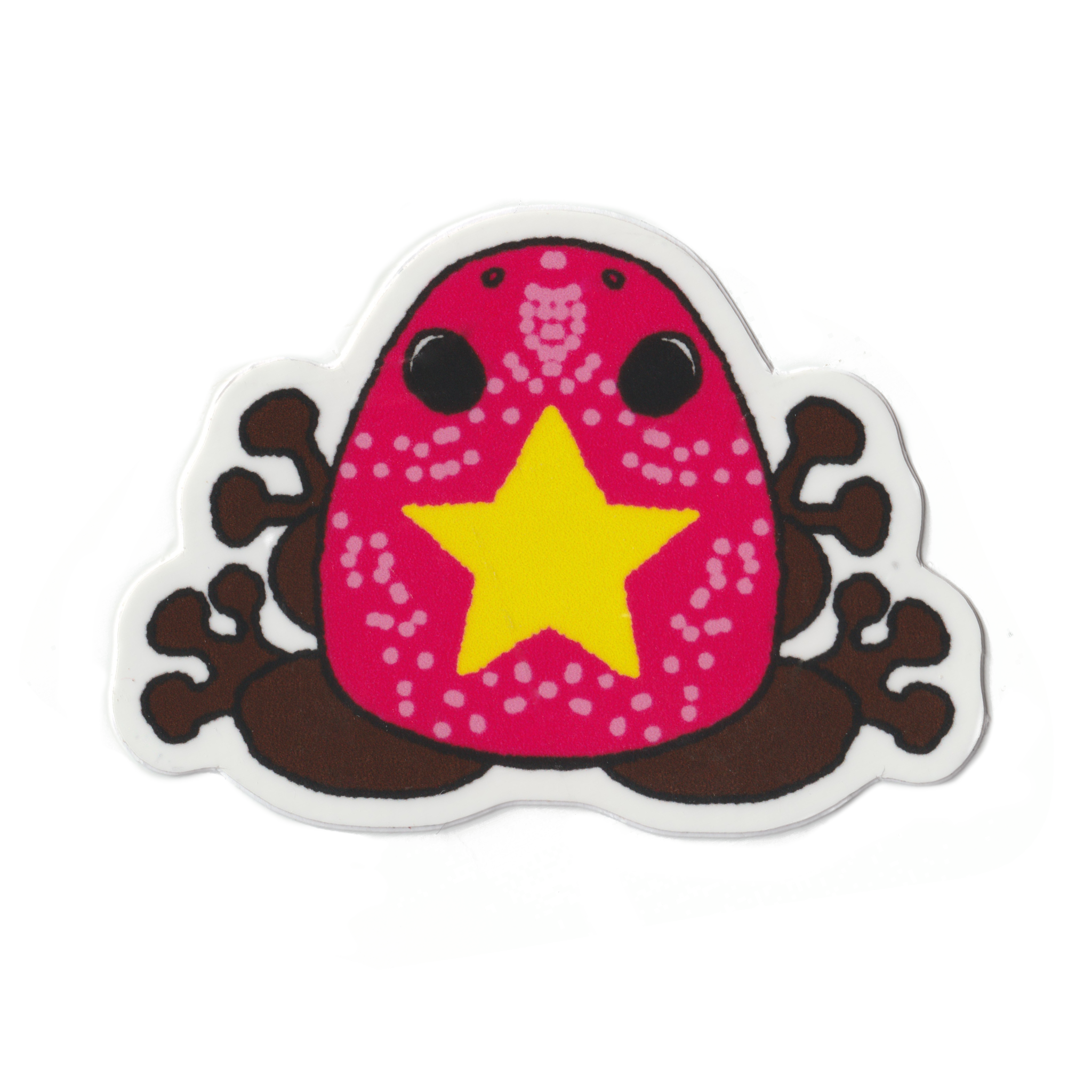 STAR POCKET FROG! sticker