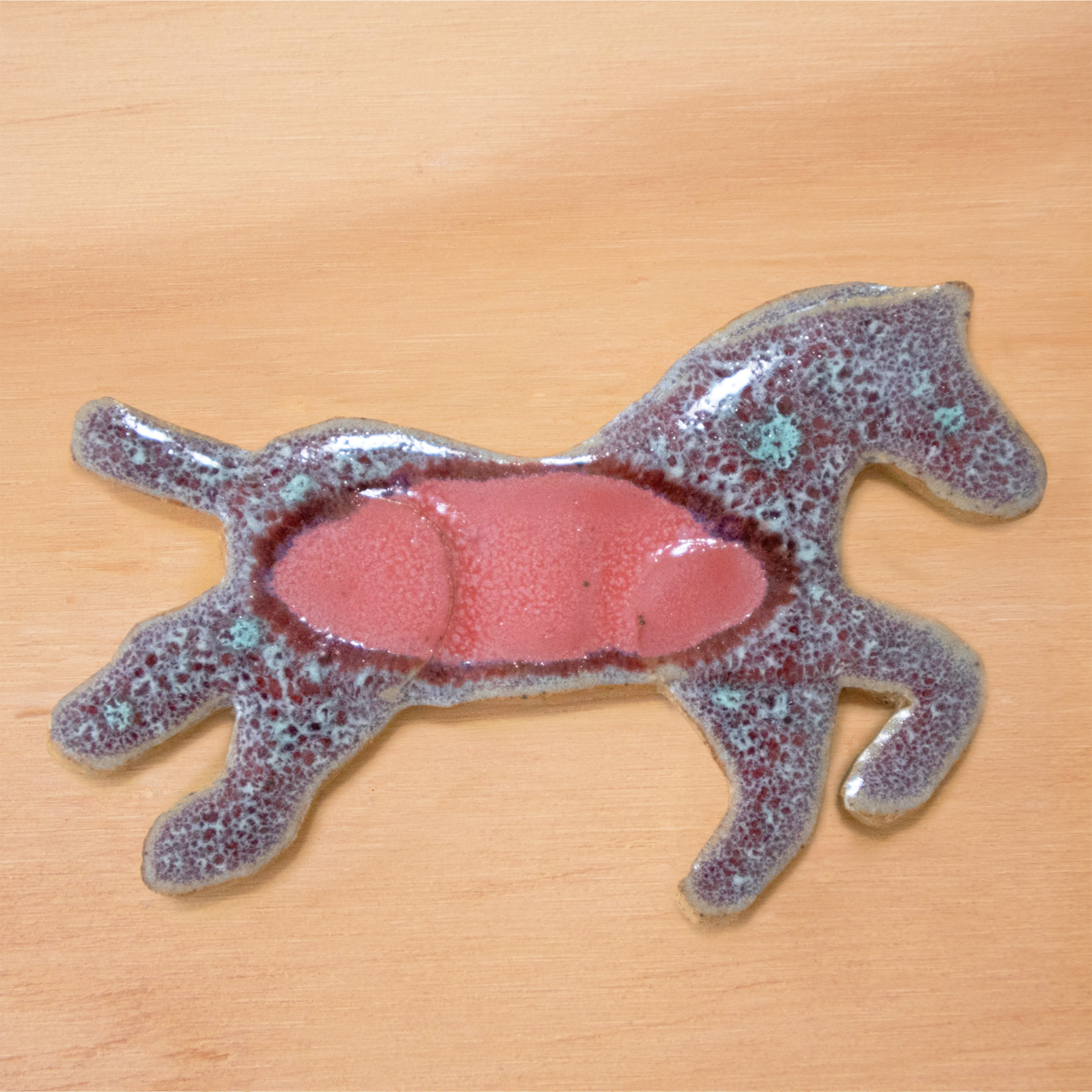 Pink Oval Horse! Wall Hanging