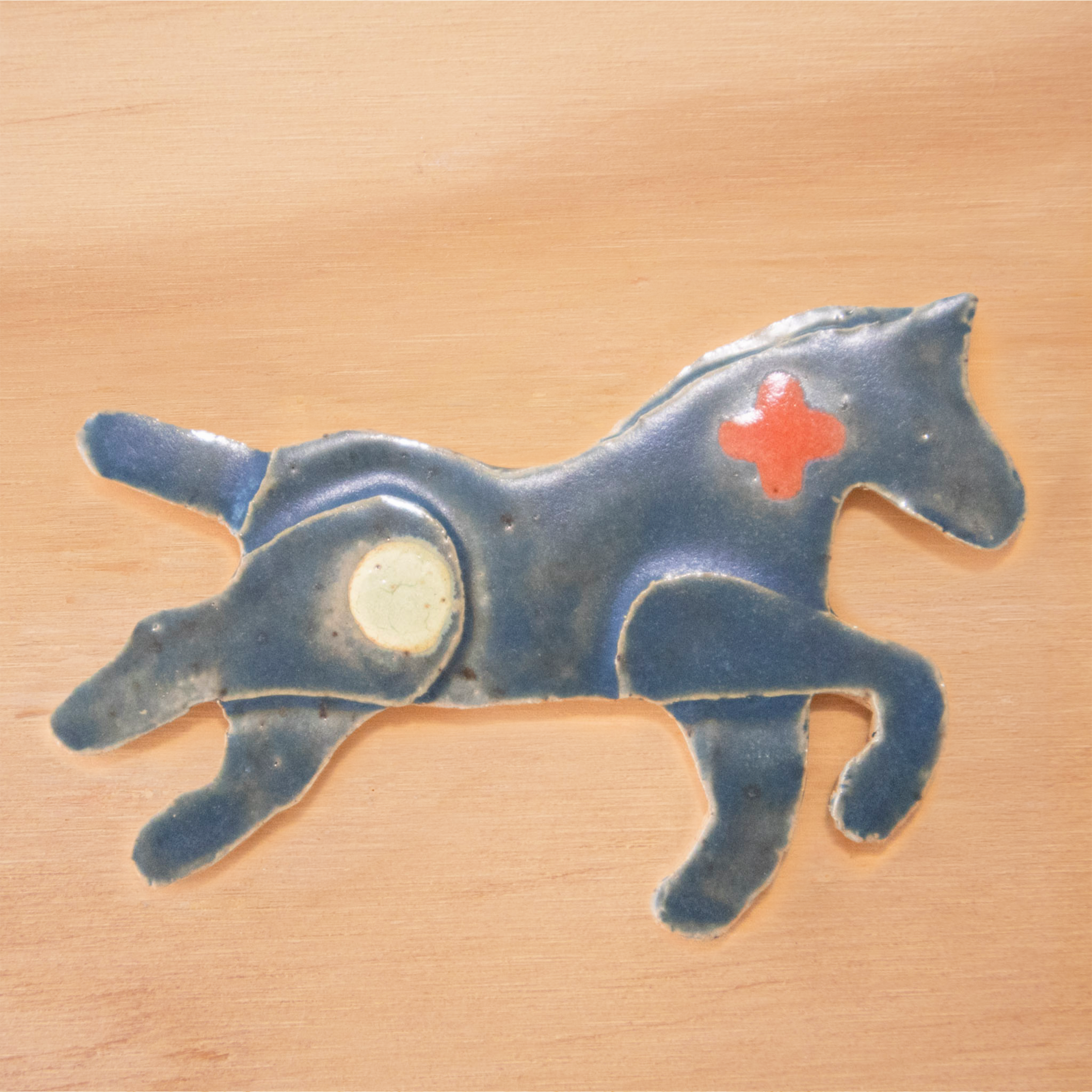 Blue Icon Horse! Wall Hanging