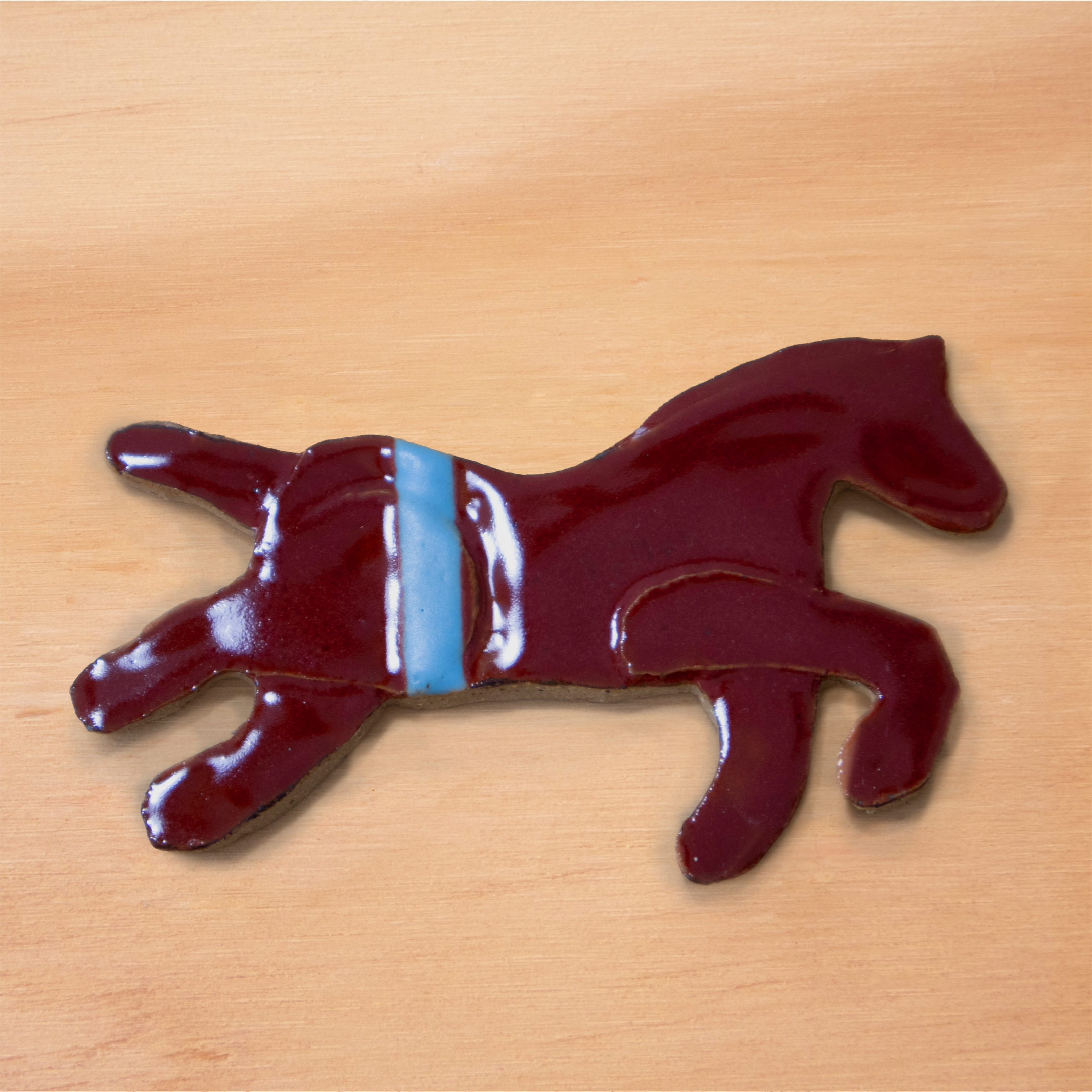 Blue Stripe Horse! Wall Hanging