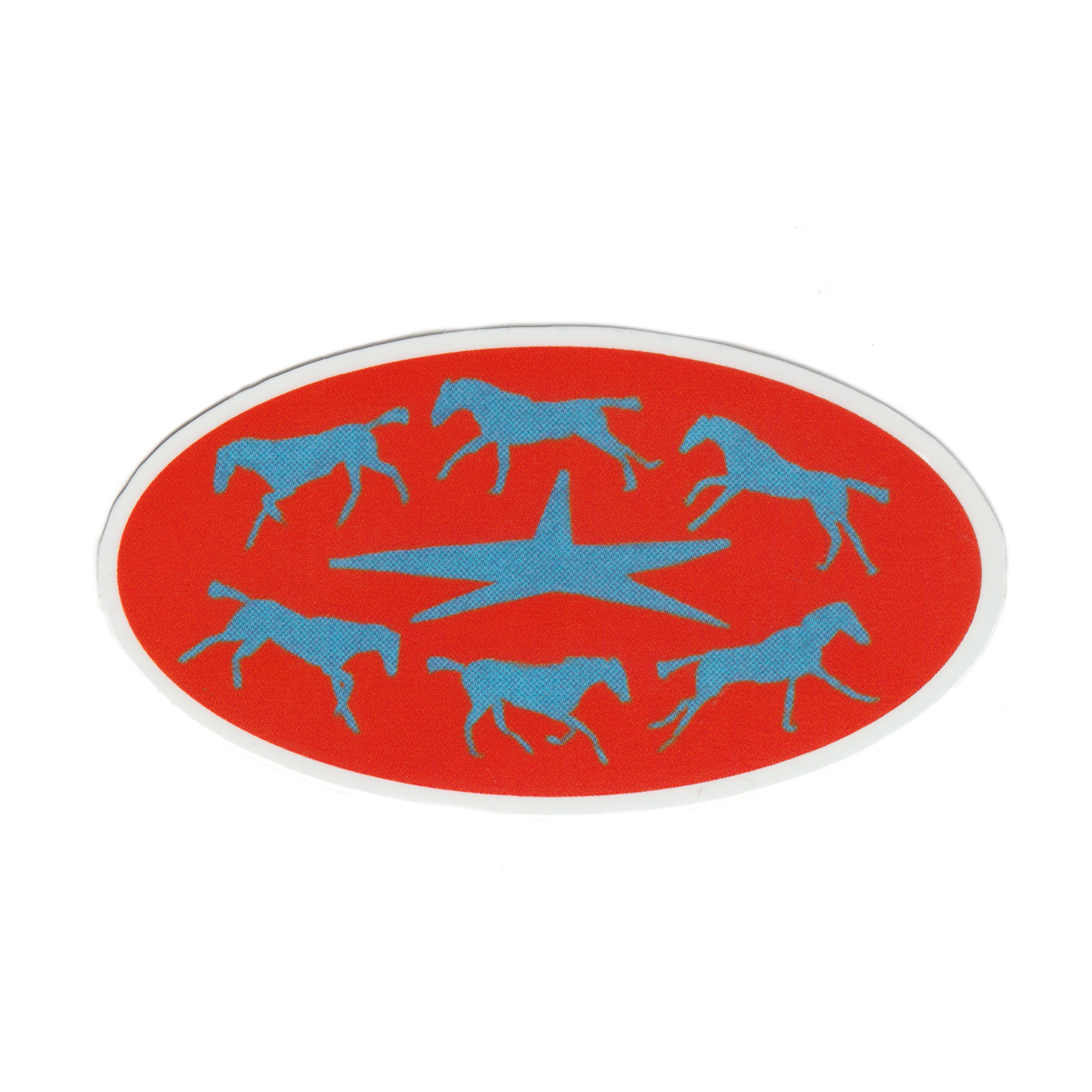 RUNNING HORSES! Sticker