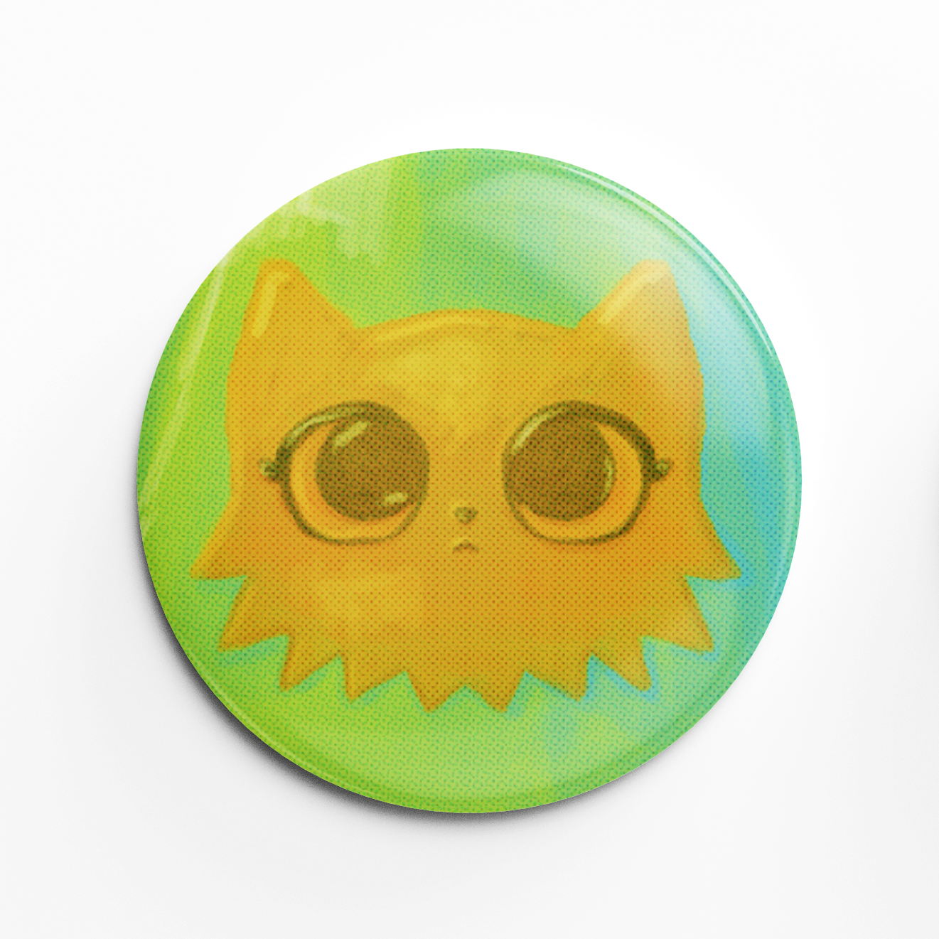 ORANGE CAT! Button