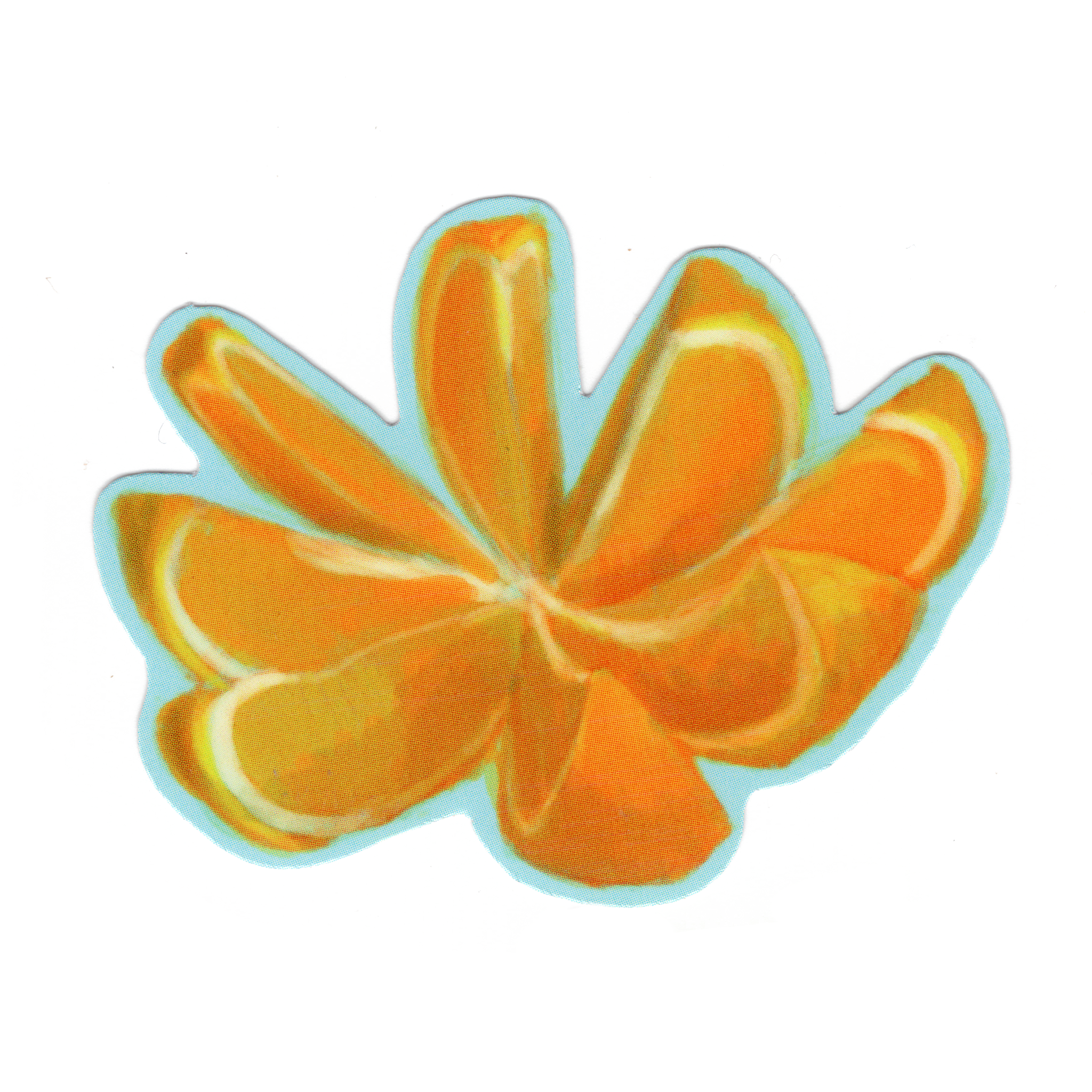 ORANGE SLICED! Sticker