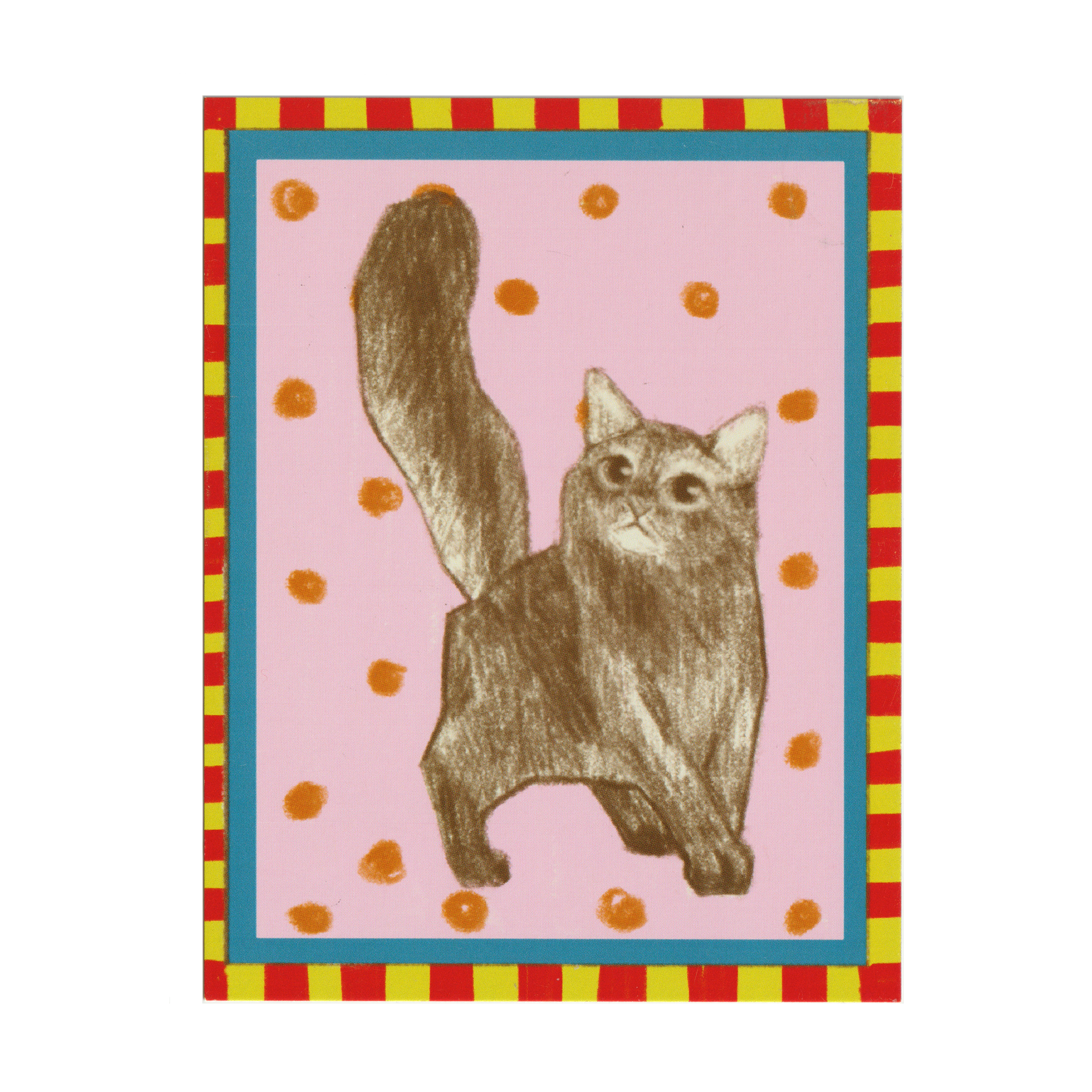 Pink Cat! Postcard