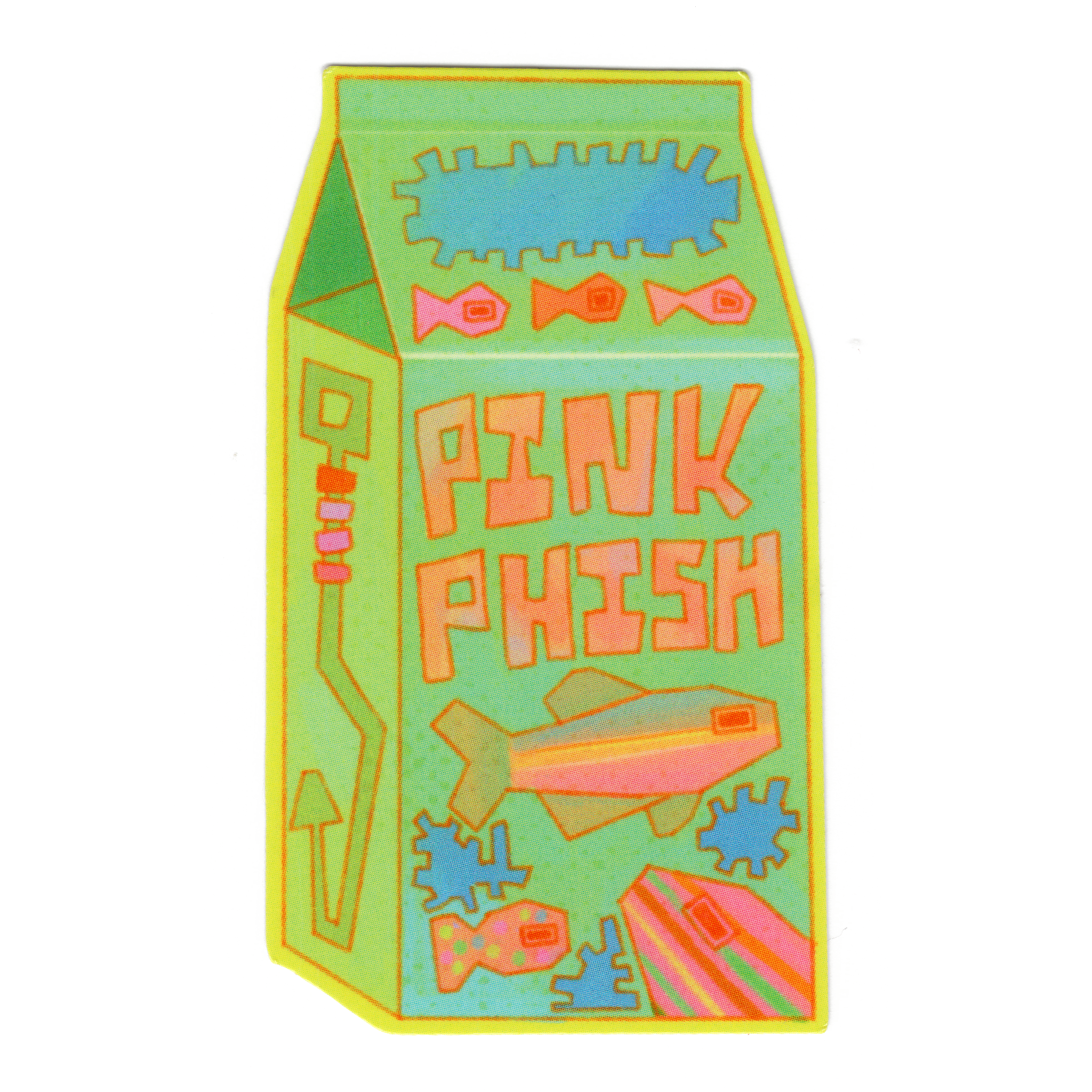PINK PHISH CARTON! Sticker