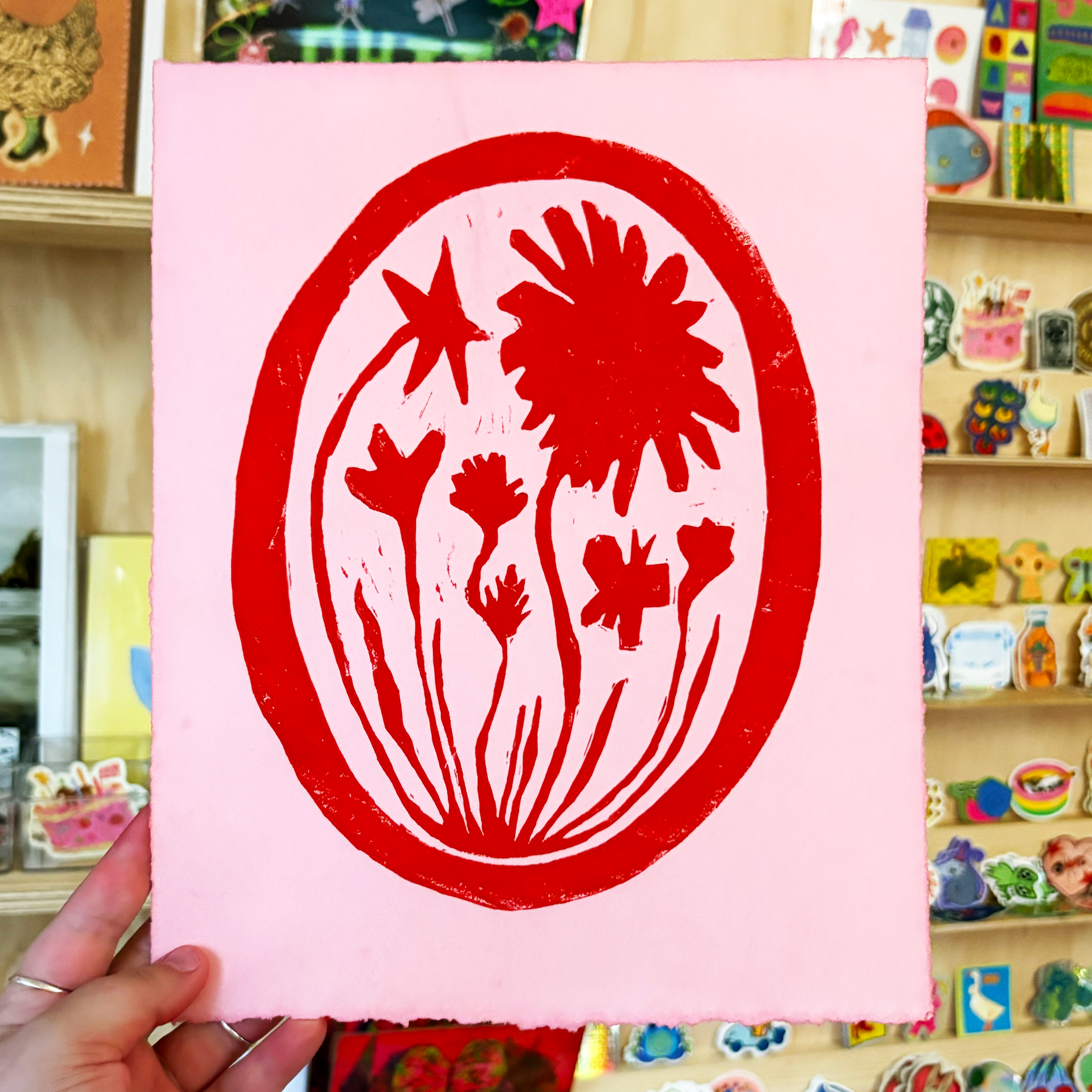 PINK PHLOWERS! Print