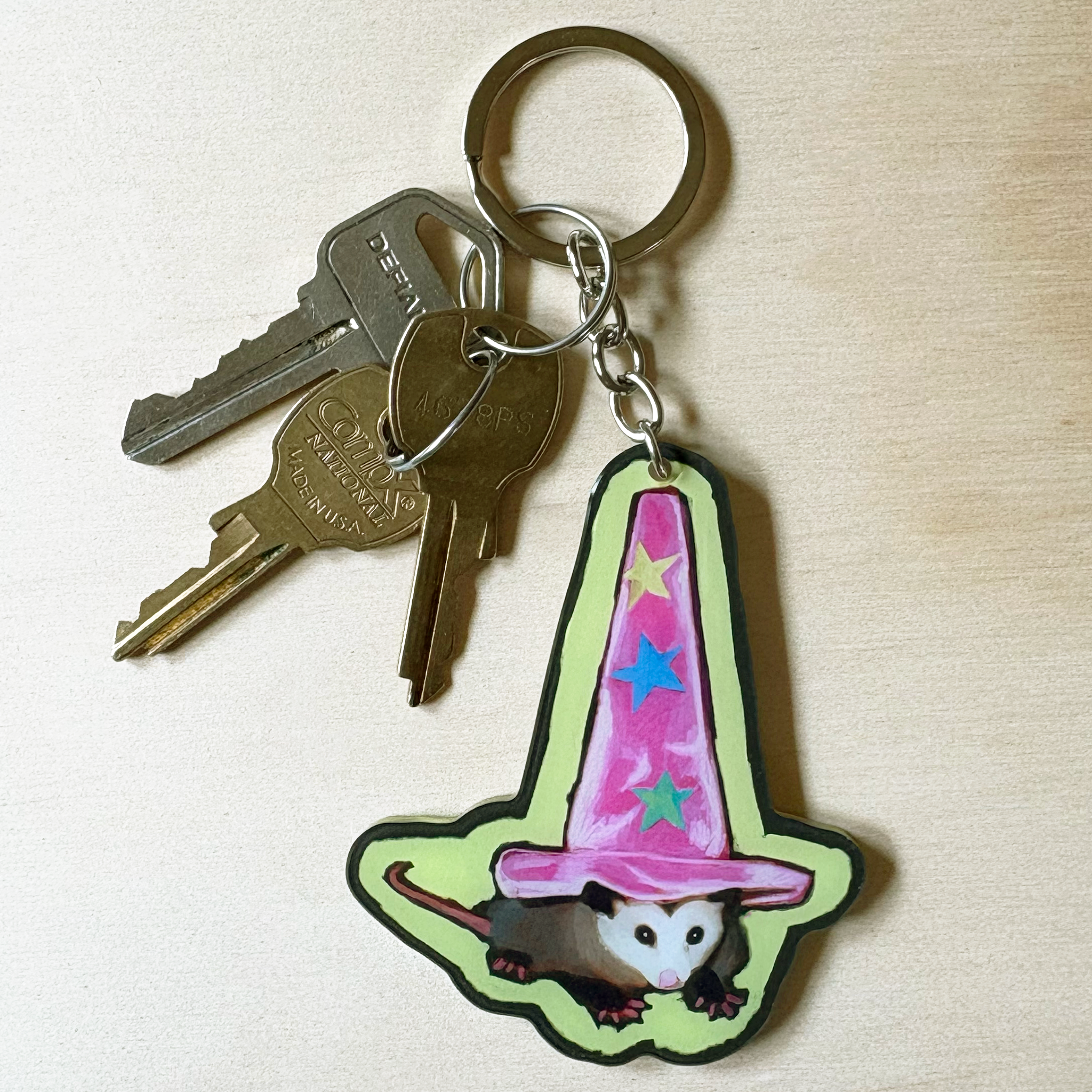 POSSUM WIZARD! Keychain