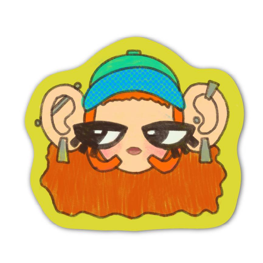 HATTY GIRL! Sticker