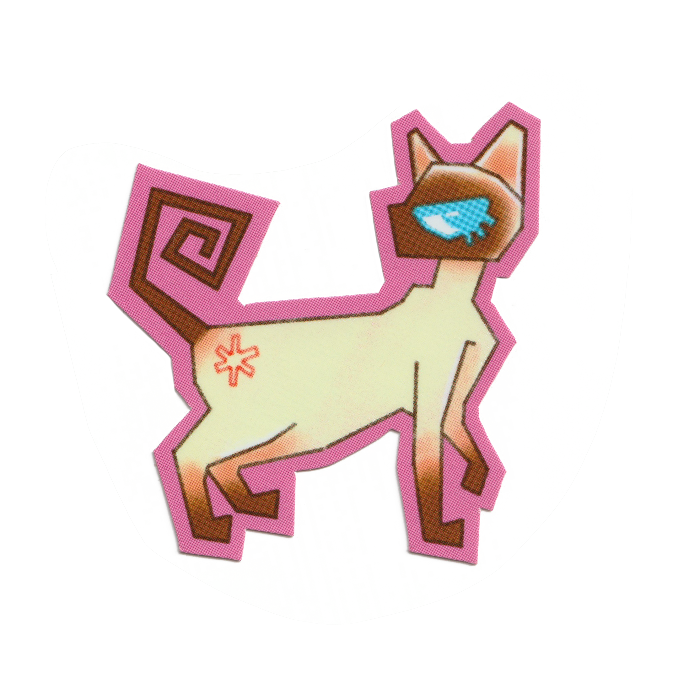 SIAMESE CAT! Sticker