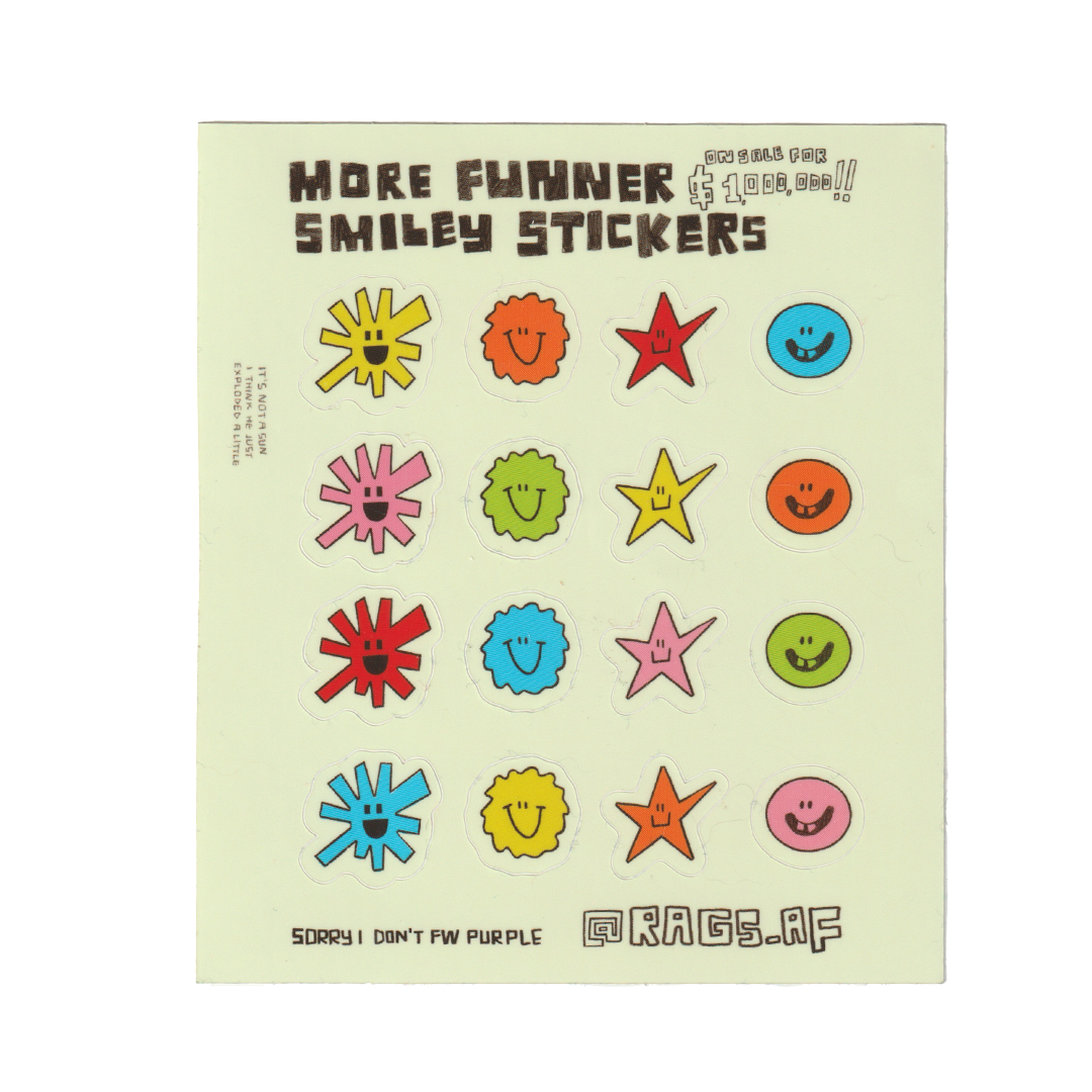 SMILEY! sticker sheet