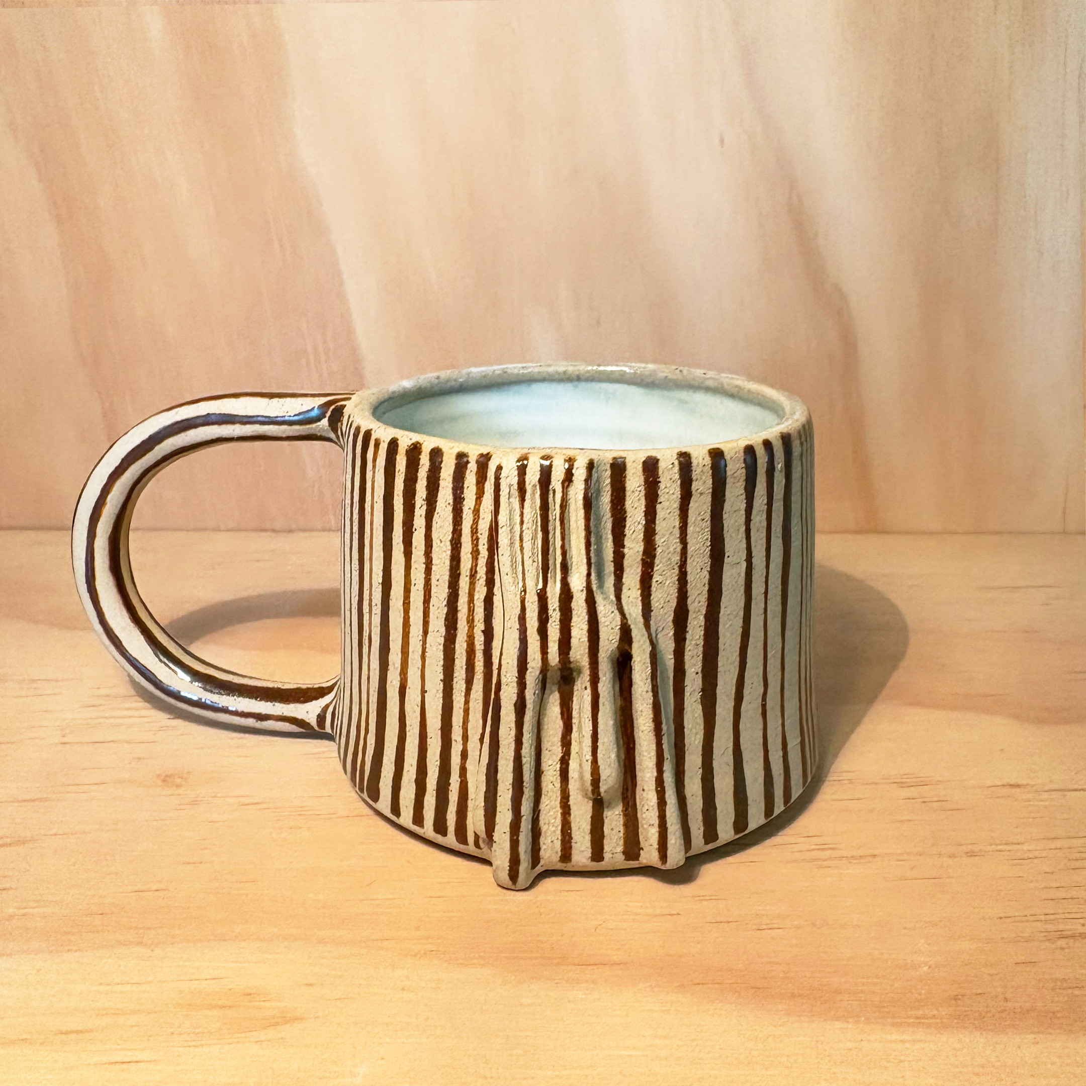 Striped chair mug