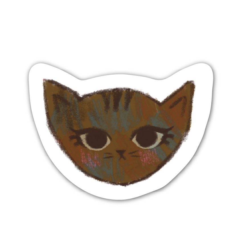 TABBY CAT! Sticker