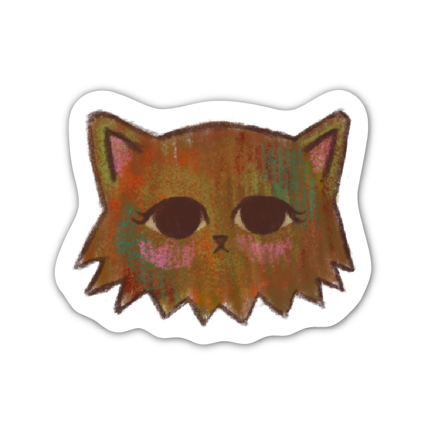 TORTOISE CAT! Sticker