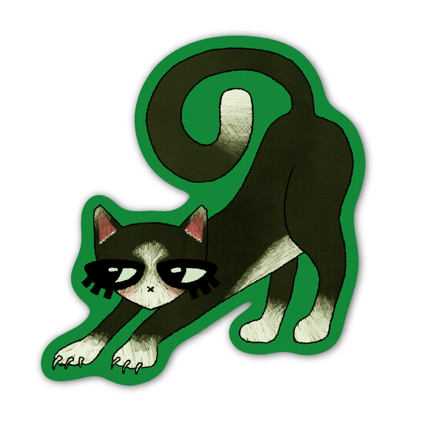 TUXEDO CAT! Sticker