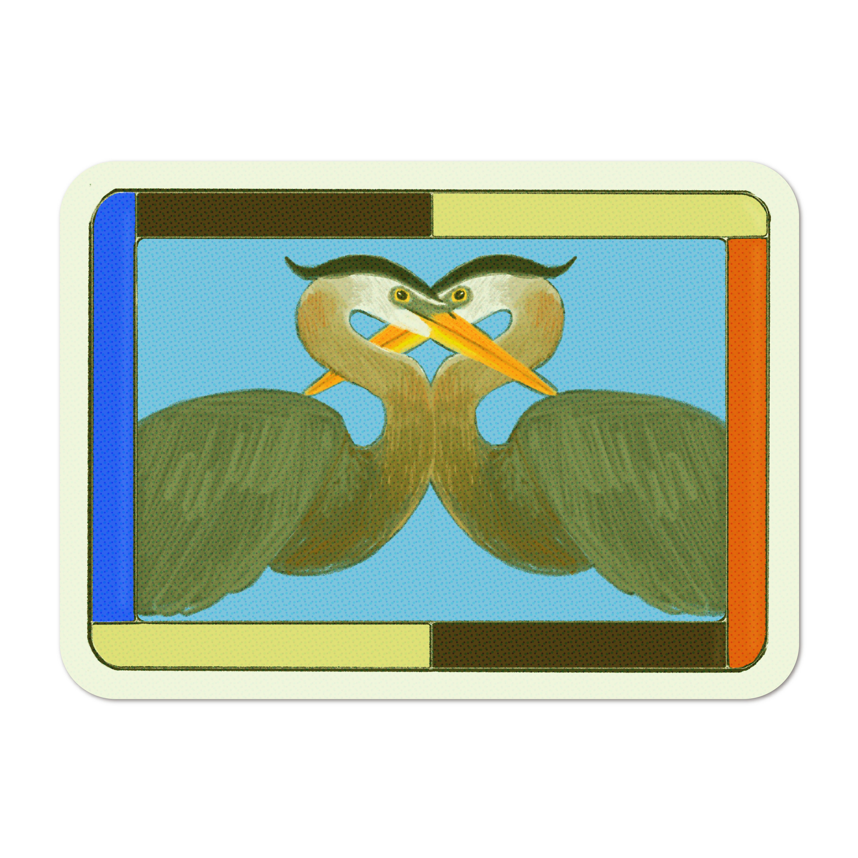 two birds! sticker