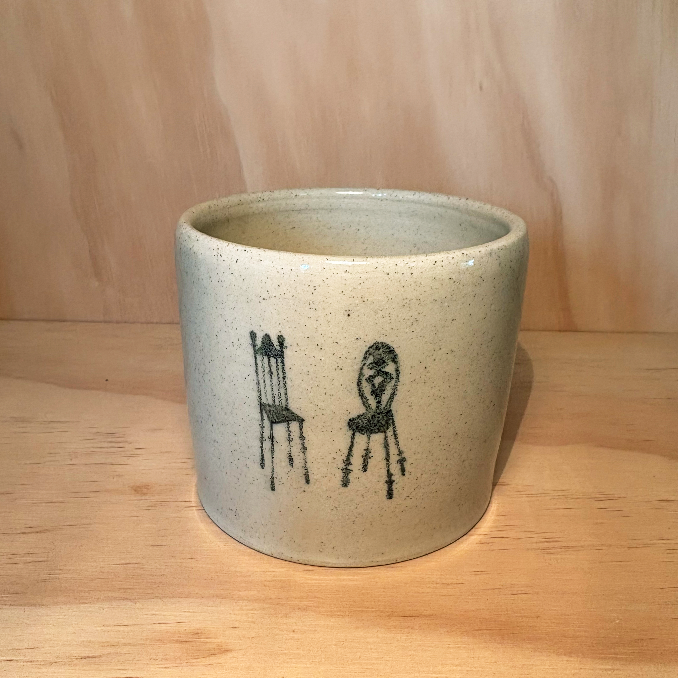 2 chairs cup